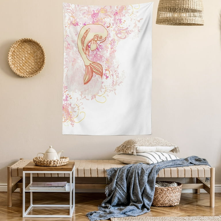 Koi Flags Fabric, Wallpaper and Home Decor