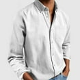 thumbnail image 3 of Kureaily Mens Long Sleeve Button Down Shirts Casual Shirts, 3 of 9