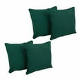 thumbnail image 2 of Blazing Needles 18-inch Double-corded Solid Twill Square Throw Pillows with Inserts (Set of 4)  9810-CD-S4-TW-FG, 2 of 2