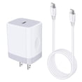 thumbnail image 1 of Cargador de pared USB C Pukiou 20W para Samsung Galaxy S25/S24 FE, 1 of 7