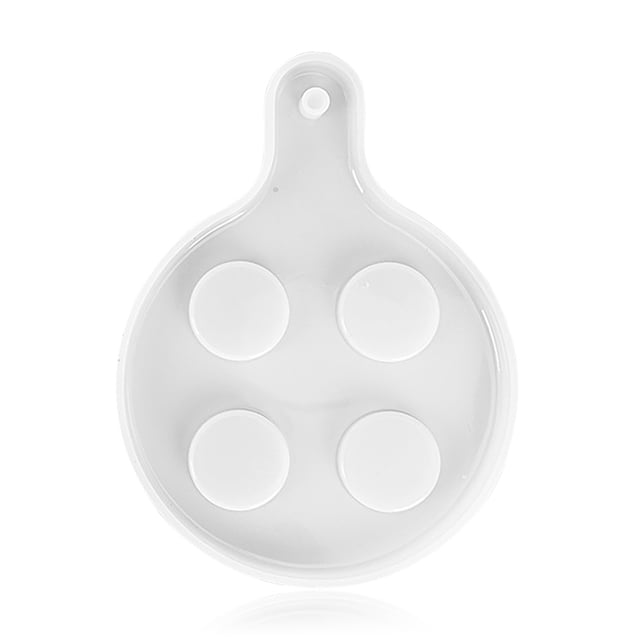 Plateau de Service pour Bouteille de Vin DIY, Outils en Silicone Époxy, Support de Verre à Shot, Moule, Fournitures de Bricolage, Décoration de Table, Forme Ronde