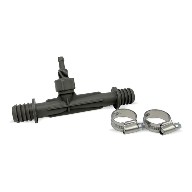 Inyector Venturi de Ozono Plunge Crafters de PVC con espiga de 3/4"