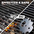 thumbnail image 3 of Grill Scraper with Opener, Stainless Steel Grill Brush, Cleaning Tool, 3 of 5