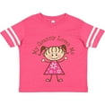 thumbnail image 3 of Inktastic My Granny Loves Me Girls Toddler T-Shirt, 3 of 5