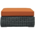 thumbnail image 4 of Modway Summon Outdoor Patio Sunbrella? Square Ottoman in Canvas Tuscan, 4 of 4