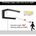 thumbnail image 3 of Lámpara de pared LED para exteriores de 18 W con sensor de movimiento IP65 resistente al agua, 3 of 5