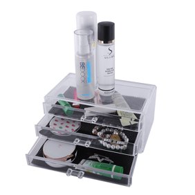 Beautify Extra Large 6 Tier Clear Acrylic Cosmetic Makeup Storage