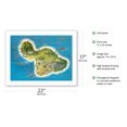 thumbnail image 2 of The Island of Maui Hawaii - Vintage Pictorial Map by Ray Lanterman c.1962 - Bamboo Fine Art 290gsm Paper (Unframed) 17x22in, 2 of 4