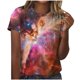 thumbnail image 2 of Puntoco Liquidación de camisetas cortas para mujer, nueva camiseta estampada informal de moda para mujer, camiseta de manga corta con cuello redondo, 2 of 5
