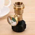 thumbnail image 4 of Propane Tank Gauge Gas Grill Barbecue Pressure Meter Indicator Fuel Brass, 4 of 5