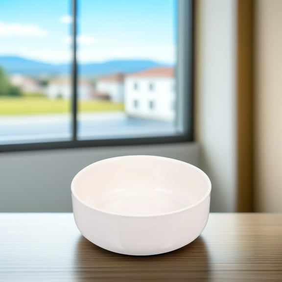 QIFULL 1Pc White Ceramic Flower Pot Practical Plant Container Ideal for Gardening and Decoration