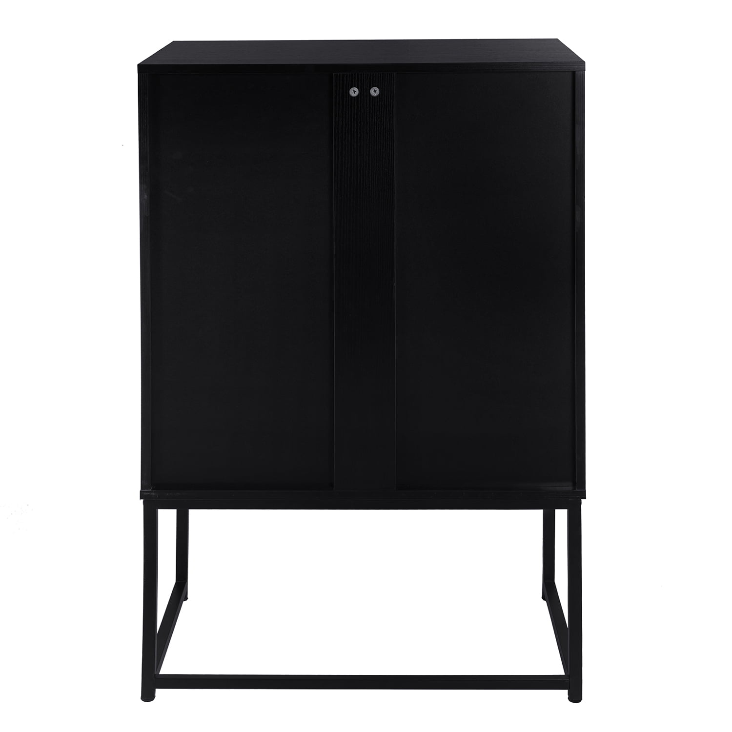 Kadyn Kitchen Storage Cabinet, Sideboard Buffet Cabinet with 2 Door, Floor Storage Cabinet for Kitchen, Black Brown Kadyn Kitchen Storage Cabinet, Sideboard Buffet Cabinet with 2 Door, Floor Storage Cabinet for Kitchen, Black Brown