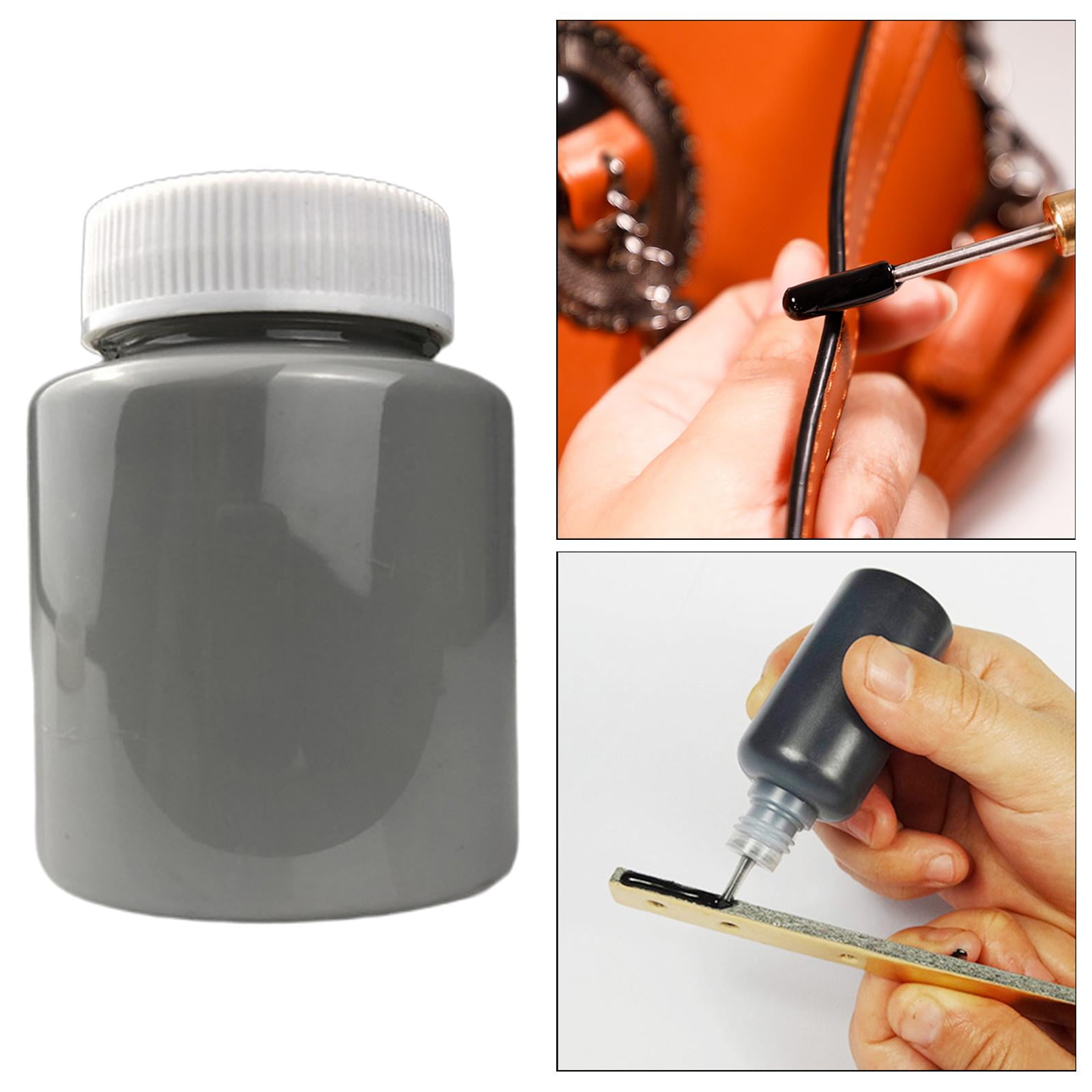 HILABEE Furniture Leather Colouring - Leather Color Restorer for Furniture, Leather Color Repair for Faded & Scratched , Cars, Shoes And Clothing Crafts , Gray