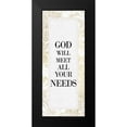 thumbnail image 2 of Kimberly, Allen 10x18 Black Modern Framed Museum Art Print Titled - God Will 3, 2 of 5