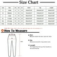 thumbnail image 2 of DeHolifer Women's Capri Pants with Pockets Cotton Linen Workout Out Leggings Stretch Waist Pocket Yoga Gym Cropped Trousers Dark Gray XXL, 2 of 4