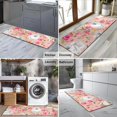 thumbnail image 2 of Pomeranian Dogs and Pioneer Flower Kitchen Rug Mat,Kitchen Runner Rugs Non Skid Washable,Decorative Kitchen Floor Mats for Kitchen,Sink,Laundry,17"X47", 2 of 5