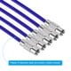 thumbnail image 4 of Cable de Llave de Alambre de 6 Pulgadas, Anillo de Llave de Acero Inoxidable, Azul Zafiro, Paquete de 4, 4 of 6