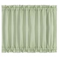 thumbnail image 6 of PiccoCasa French Door Curtains Rod Pocket Blackout Curtain Panel Light Green 1 W54" x L40", 6 of 7