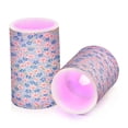 thumbnail image 7 of Yayeee Flameless Candles with Remote Flickering Battery Operated Multi Color Changing, Small Pink Flower, 7 of 7
