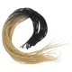 thumbnail image 5 of Extensión de cola de caballo larga de fibra, trenza de cabello de color degradado para mujeres, niñas, damas, negro y marrón, 5 of 5