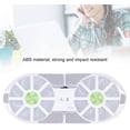 thumbnail image 3 of HUGFEGWE Laptop Cooler Cooling Pad,Portable USB Powered,4Color Laptop Cooling Pad,Foldable Notebook Cooler DualFan,Large Air Volume Radiator Heat Sink,with Blue LED Light(White) UA824-17413, 3 of 9