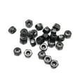 thumbnail image 1 of binifiMux 30pcs Black 6-32 Nylon Inserted Lock Nuts, Self Locking Nuts, 1 of 4