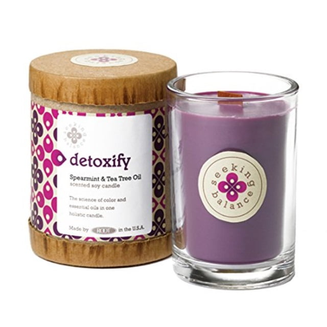 Gum 200hr DETOX IT Tea Tree Rosemary Lavender Scented CANDLE Basil Thyme 