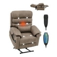 thumbnail image 1 of VEVOR Fauteuil Inclinable Releveur avec Chauffage et Massage, Fauteuil Inclinable Électrique Brun Pâle, 1 of 9