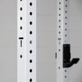 thumbnail image 4 of Titan Fitness X-3 Series 90" White Bolt-Down Power Rack, 24" Depth, Rackable 1650 LB Cage, 1.25" and 2" Pull Up bars, Standard J-Hooks, Weightlifting and Strength Training, 4 of 7