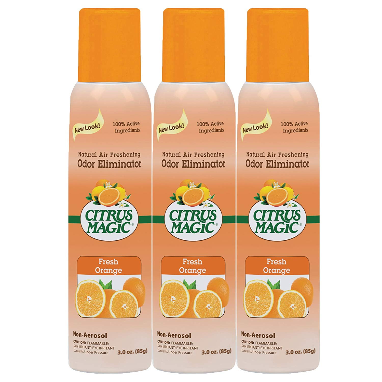 Citrus Magic Natural Odor Eliminating Air Freshener Fresh Orange, Pack
