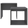 thumbnail image 4 of Juego de mesa de café anidado VidaXL, madera de ingeniería gris, 4 of 8