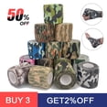 thumbnail image 2 of Cinta de bobinado elástica de camuflaje para caza, Goma elástica autoadhesiva, Protección deportiva para rodilla, dedo, tobillo, 4,5 m, 2 of 4
