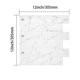 thumbnail image 5 of Azulejo autoadhesivo para salpicadero de cocina, para pared de baño, color blanco con diseño de mármol gris, 30,5 x 30,5 cm, 5 of 5