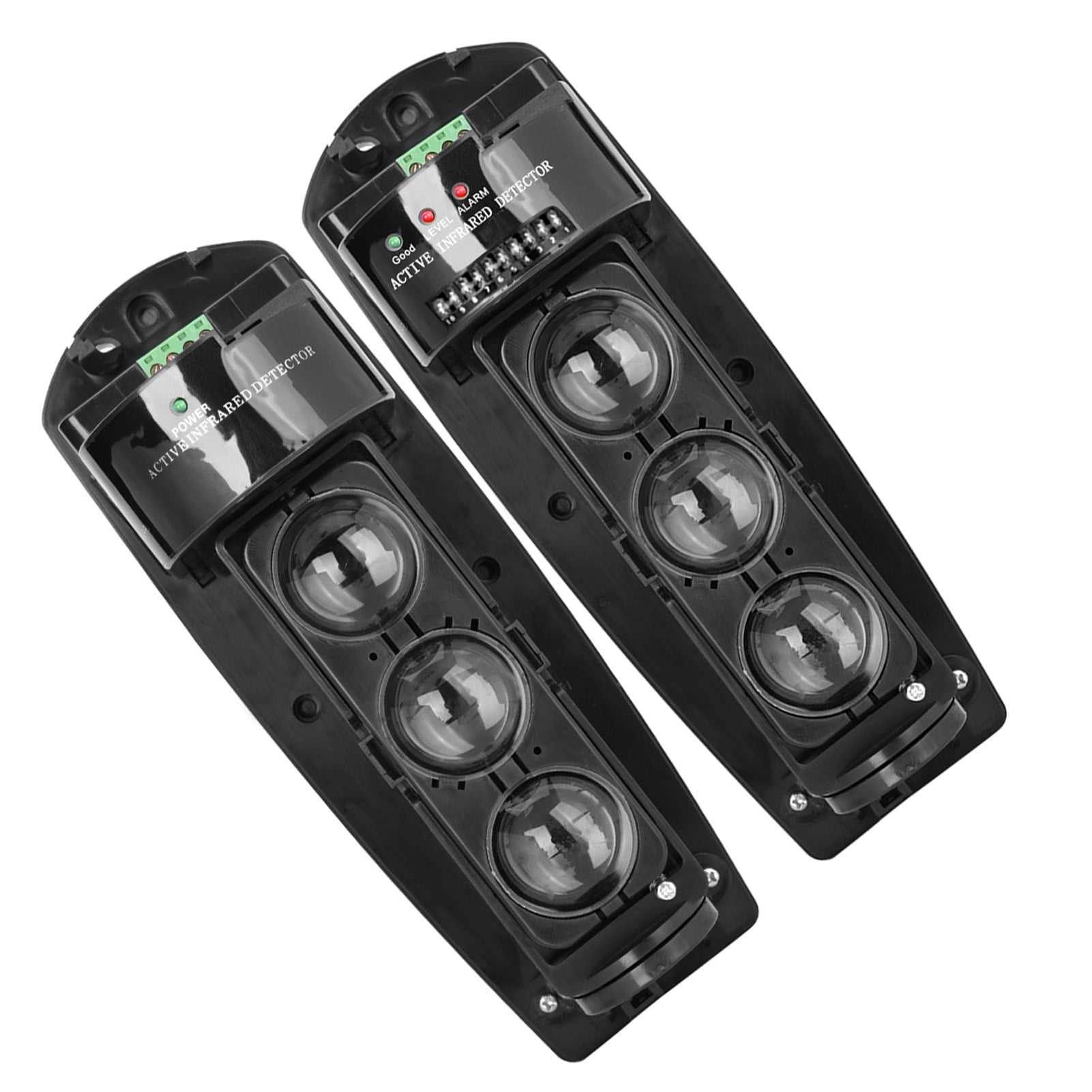 Alarma De Seguridad Con Triple Haz Infrarrojo - Detector Interior/exterior, 250m, 12-24V DC/AC