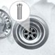 thumbnail image 4 of 1pc Sink Basket Screws 70mm Stainless Steel Drain Screws Fastener Accessories Sink Bolts Sink Basket Strainer Plug Screws for Kitchen Laundry Z, 4 of 5