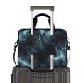 thumbnail image 2 of FORMRS 16" Laptop Bag Carrying Sleeve Case with Handle Travel Shoulder Briefcase, Lightning Pattern, 2 of 8