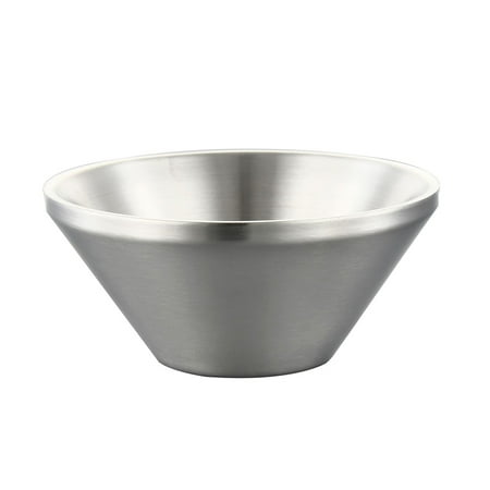 

Bowl Bowls Steel Stainless Cups Ramen Japanese Sundae Dessert Noodle Parfait Appetizer Metal Cup Salad Serving Cream Ice