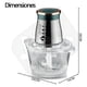 thumbnail image 2 of Procesador de Alimentos You 800W 4 Cuchillas Vidrio 2L, 2 of 4