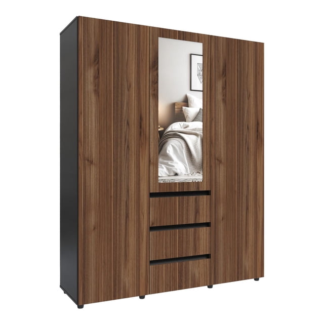 ARMARIO COVALT 160CM cafe