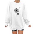 thumbnail image 1 of ICHUANYI Liquidación Sudadera con capucha de manga larga con cuello redondo y estampado de moda para mujer ICHUANYI WER202308231792, 1 of 6