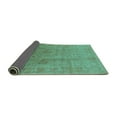thumbnail image 2 of Ahgly Company Indoor Rectangle Oriental Turquoise Blue Industrial Area Rugs, 2' x 5', 2 of 4