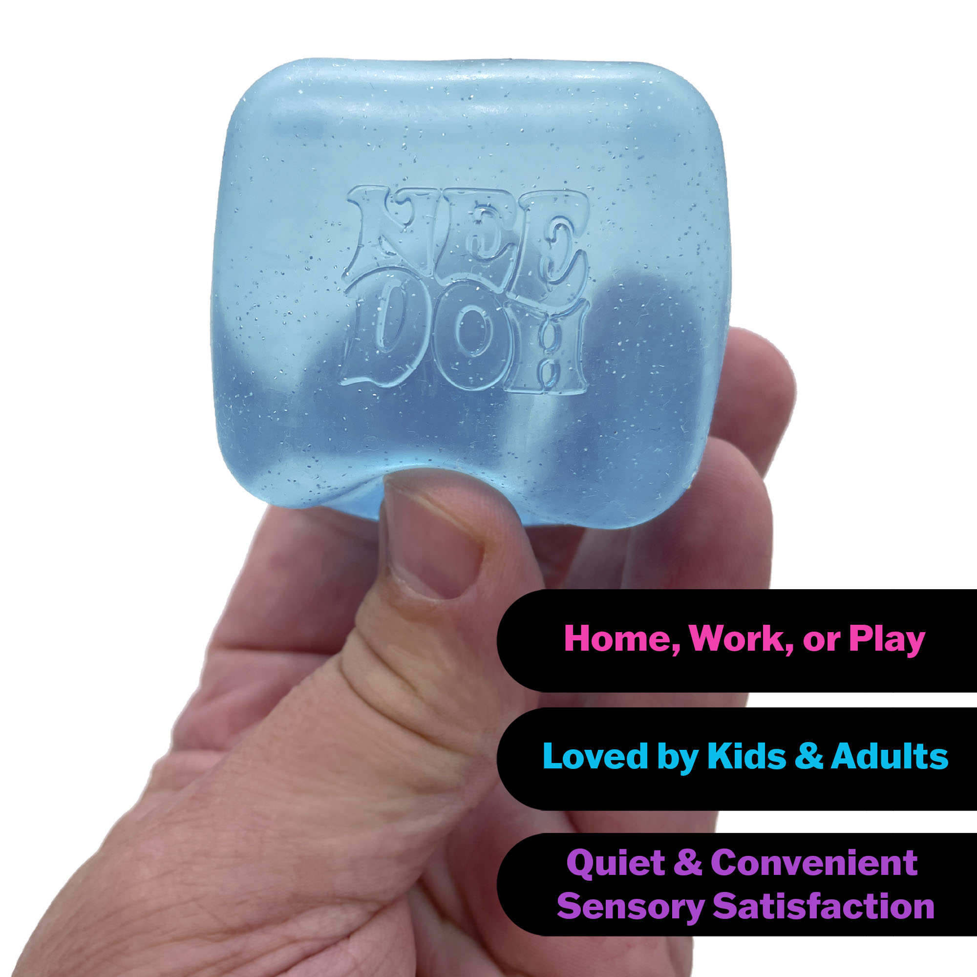 NeeDoh Nice Cube Sensory Squish Toy, Random Color photo 7
