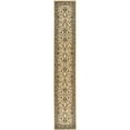 thumbnail image 1 of Unique Loom Kashan Traditional Floral Area Rug, 3 Feet x 16 Feet 5 Inch, Ivory/Tan, 1 of 10