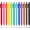 Multicolor, variant on Black Gel Pens 12 Pack,Black Ink Pens Bullet Tip 0.7 mm,Journal Pens Fast Dry,Retractable,Smooth Writing for Journaling and Note Taking,71051