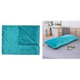 thumbnail image 4 of meriglare Super Soft Velvet Long Body Pillow Case ,Solid Bedding Pillow Case Cyan, 4 of 8