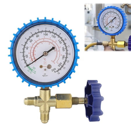 Agiufgs a C Pressure Gauge, Supports Simple Vehicle Setup and Maintenance, for Automotive and Residential AC Systems, B
