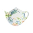 thumbnail image 3 of Gourmet Art 4-Piece Sealife Serenade Teapot Shaped Tea Bag Holder Set/Spoon Rests, 3 of 5