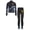 Blue, variant on Kids Girls Figure Skating Training Suit Zipper Fleece Printed Jacket with Practice Leggings Pants Set Purple 16
