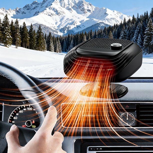 Vehicle Heaters Car Winter Window Glass Fast Heating Defrosting and Defogging With Air Purification Functions Suitable for 12V and 24V Cars and Trucks