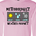 thumbnail image 4 of Inktastic Meteorologist Weather Prophet Long Sleeve T-Shirt, 4 of 5